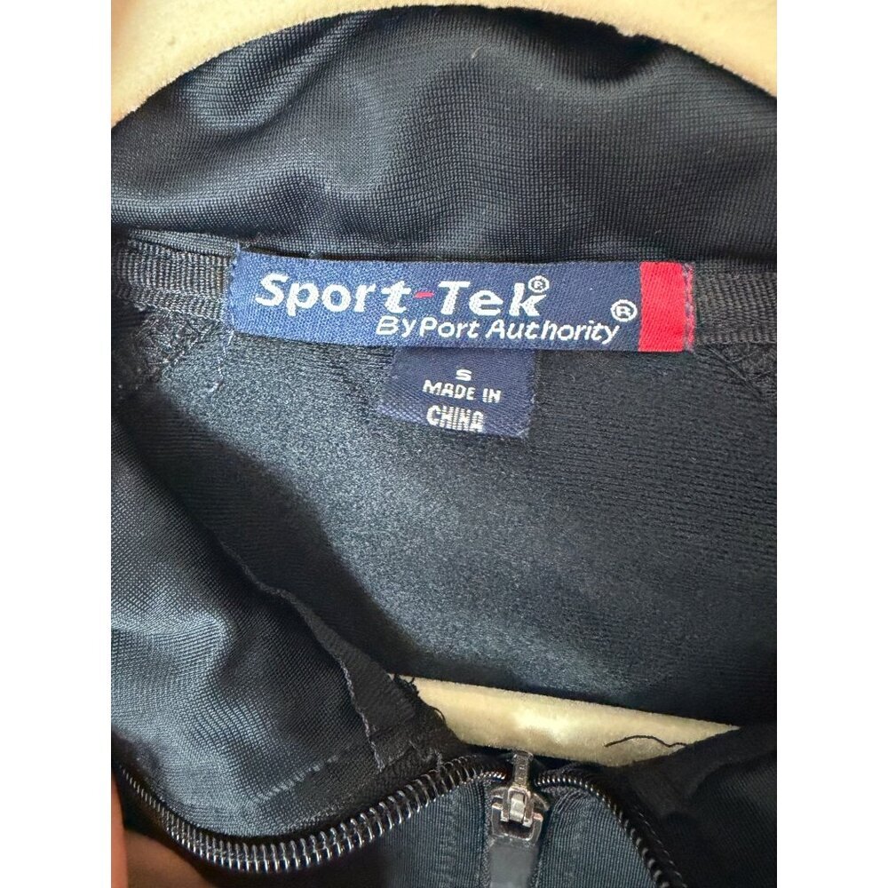 Space X Logo Tesla Black Full-Zip Jacket Sport-Tek Size S Polyester Lightweight - Picture 3 of 5